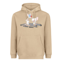 Mushroom newanimaniacs pinky and the brain Heavyweight Hoodie - linhVisuals