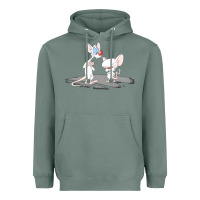 Sage newanimaniacs pinky and the brain Heavyweight Hoodie - linhVisuals