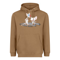 Toasted Coconut newanimaniacs pinky and the brain Heavyweight Hoodie - linhVisuals
