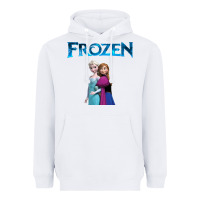 White newanna and elsa frozen Heavyweight Hoodie - linhVisuals