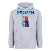 Heather Grey newanna and elsa frozen Heavyweight Hoodie - linhVisuals