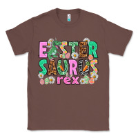 Chestnut Easter Saurus Nurse Easter Day Classic Tee - HowdyJamesFarm