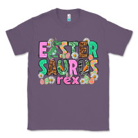 Lavender Easter Saurus Nurse Easter Day Classic Tee - HowdyJamesFarm