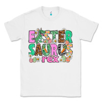 White Easter Saurus Nurse Easter Day Classic Tee - HowdyJamesFarm