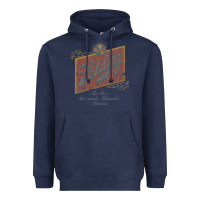 Navy schlitz beer Heavyweight Hoodie - linhVisuals