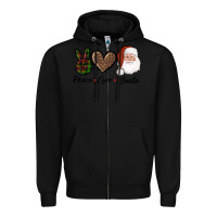 Black peace love eagles royal blue Zipper Hoodie - AdoDesignShop