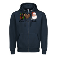 Navy peace love eagles royal blue Zipper Hoodie - AdoDesignShop