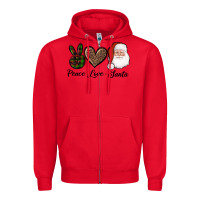 Red peace love eagles royal blue Zipper Hoodie - AdoDesignShop