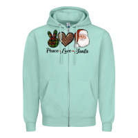 Peace Love Eagles Royal Blue Zipper Hoodie | Teevron