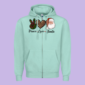 Peace Love Eagles Royal Blue Zipper Hoodie Designed By Adodesignshop