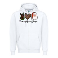 White peace love eagles royal blue Zipper Hoodie - AdoDesignShop