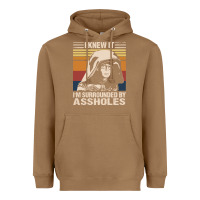 Toasted Coconut i knew it im surrounded by assholes Heavyweight Hoodie - linhVisuals