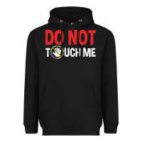 Black do not touch me autism kid Heavyweight Hoodie - linhVisuals