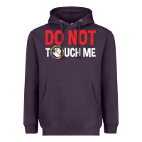 Plum do not touch me autism kid Heavyweight Hoodie - linhVisuals