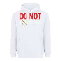 White do not touch me autism kid Heavyweight Hoodie - linhVisuals