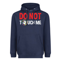 Navy do not touch me autism kid Heavyweight Hoodie - linhVisuals