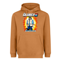 Meerkat macgruber action figure Heavyweight Hoodie - linhVisuals