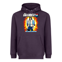 Plum macgruber action figure Heavyweight Hoodie - linhVisuals