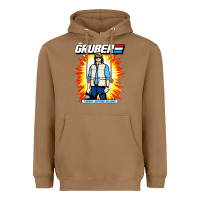Toasted Coconut macgruber action figure Heavyweight Hoodie - linhVisuals
