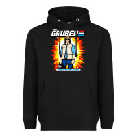 Black macgruber action figure Heavyweight Hoodie - linhVisuals