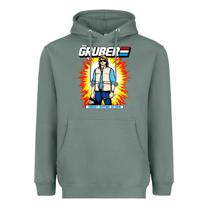 Macgruber Action Figure Heavyweight Hoodie by linhVisuals | Teevron