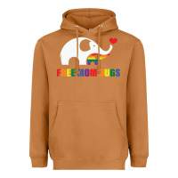 Meerkat free mom hugs pride elephant rainbow Heavyweight Hoodie - linhVisuals