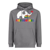 Storm free mom hugs pride elephant rainbow Heavyweight Hoodie - linhVisuals