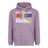 Lavender god created autism normal was too boring Heavyweight Hoodie - linhVisuals