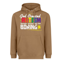 Toasted Coconut god created autism normal was too boring Heavyweight Hoodie - linhVisuals