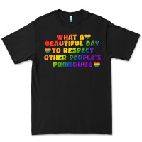 Black What a beautiful day to respect other people's Premium Tee - CowGirlArtShop