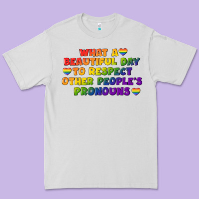 What A Beautiful Day To Respect Other People's Premium Tee Designed By Cowgirlartshop