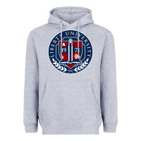 Heather Grey liberty university seal Heavyweight Hoodie - linhVisuals