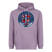 Lavender liberty university seal Heavyweight Hoodie - linhVisuals
