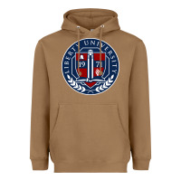 Toasted Coconut liberty university seal Heavyweight Hoodie - linhVisuals