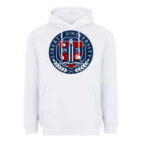 White liberty university seal Heavyweight Hoodie - linhVisuals