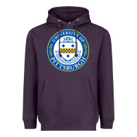 Plum university of pittsburgh Heavyweight Hoodie - linhVisuals