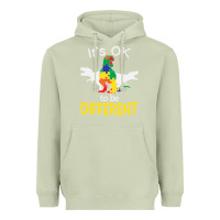 Matcha it’s ok to be different autism dinosaur Heavyweight Hoodie - linhVisuals