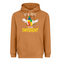 Meerkat it’s ok to be different autism dinosaur Heavyweight Hoodie - linhVisuals