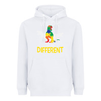 White it’s ok to be different autism dinosaur Heavyweight Hoodie - linhVisuals