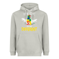 Moon Dust it’s ok to be different autism dinosaur Heavyweight Hoodie - linhVisuals