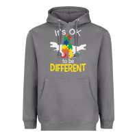 Storm it’s ok to be different autism dinosaur Heavyweight Hoodie - linhVisuals
