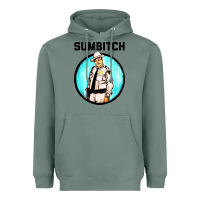 Sage sumbitch Heavyweight Hoodie - linhVisuals