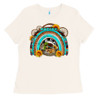 Bone easter rainbow olivia Ladies Tee - OliviaCreatesArt