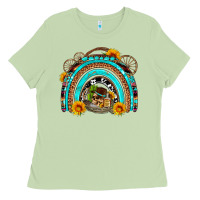 Matcha easter rainbow olivia Ladies Tee - OliviaCreatesArt