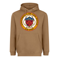 Toasted Coconut university of san diego Heavyweight Hoodie - linhVisuals