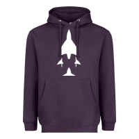 Plum Virgin Galactic Evolution Heavyweight Hoodie - linhVisuals