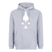 Heather Grey Virgin Galactic Evolution Heavyweight Hoodie - linhVisuals
