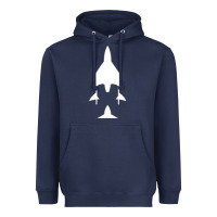 Navy Virgin Galactic Evolution Heavyweight Hoodie - linhVisuals