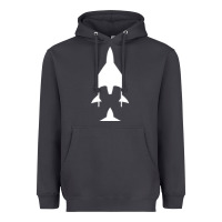 Smoke Virgin Galactic Evolution Heavyweight Hoodie - linhVisuals