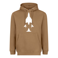 Toasted Coconut Virgin Galactic Evolution Heavyweight Hoodie - linhVisuals